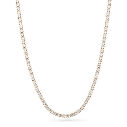 Mother of Pearl Heart Necklace (Gold)