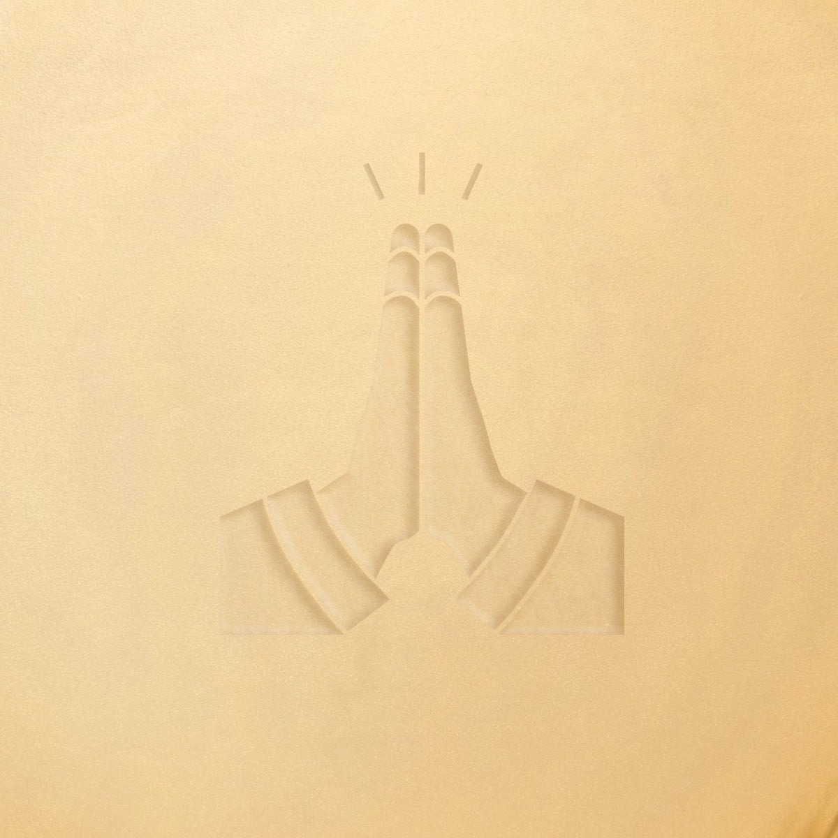 Stamped - Praying Hands Icon