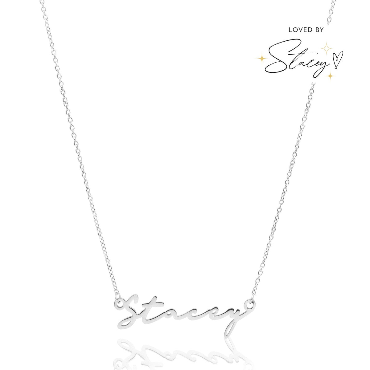 Signature Name Necklace (Silver)