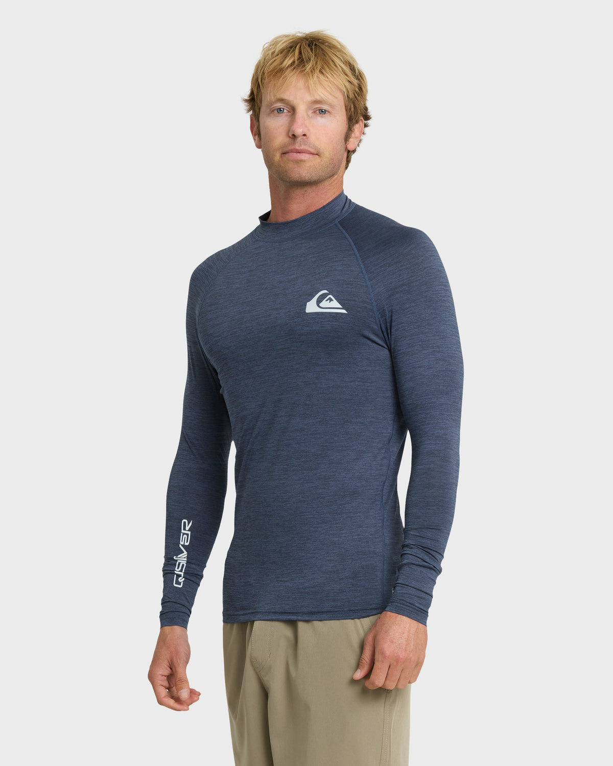 Everyday Upf 50 Long Sleeve Rashguard - Vintage Indigo Heather