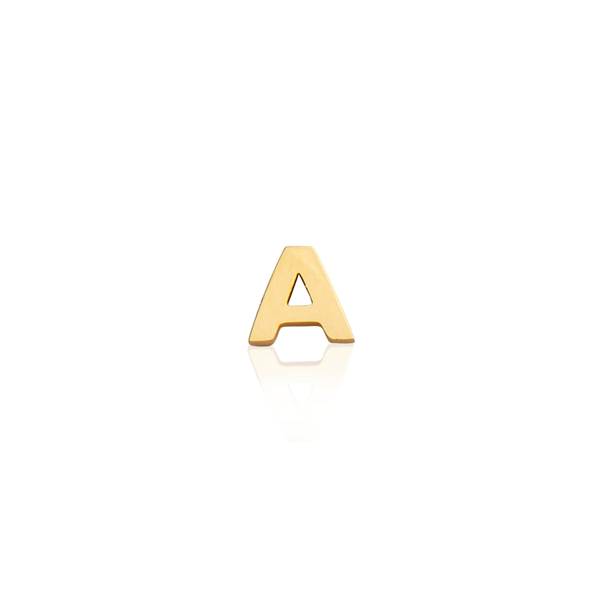 Mini Letter & Heart Birthstone Layered Necklace Set (Gold)
