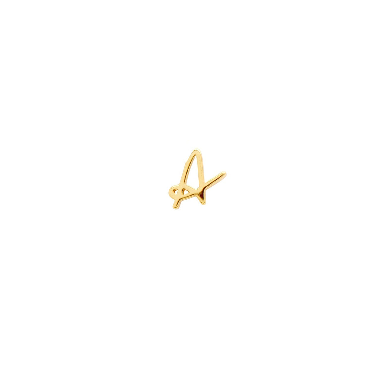 Made Mine Charms - Script Initial Charms (Gold)