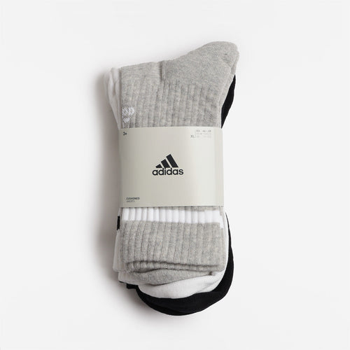 Adidas Originals 3-Stripes Cushioned Crew Socks 3 Pairs
