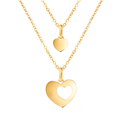 Heart 'Mini & Me' Pendant (Gold) - CS Replacement