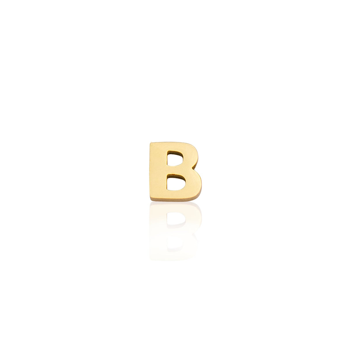 Made Mine Charms - Block Initial Charm (Gold)