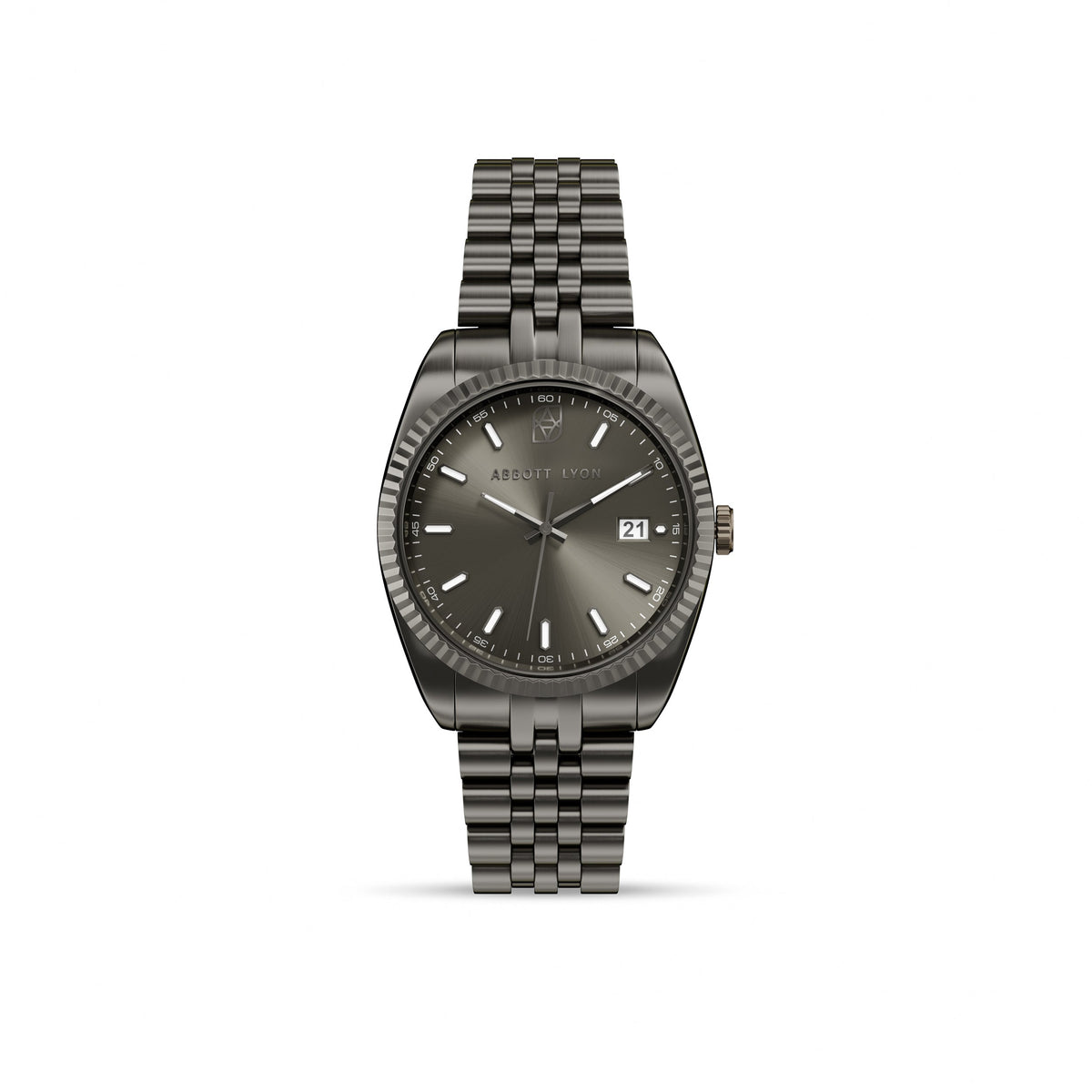 Belgravia 41 Gunmetal Watch (Silver)