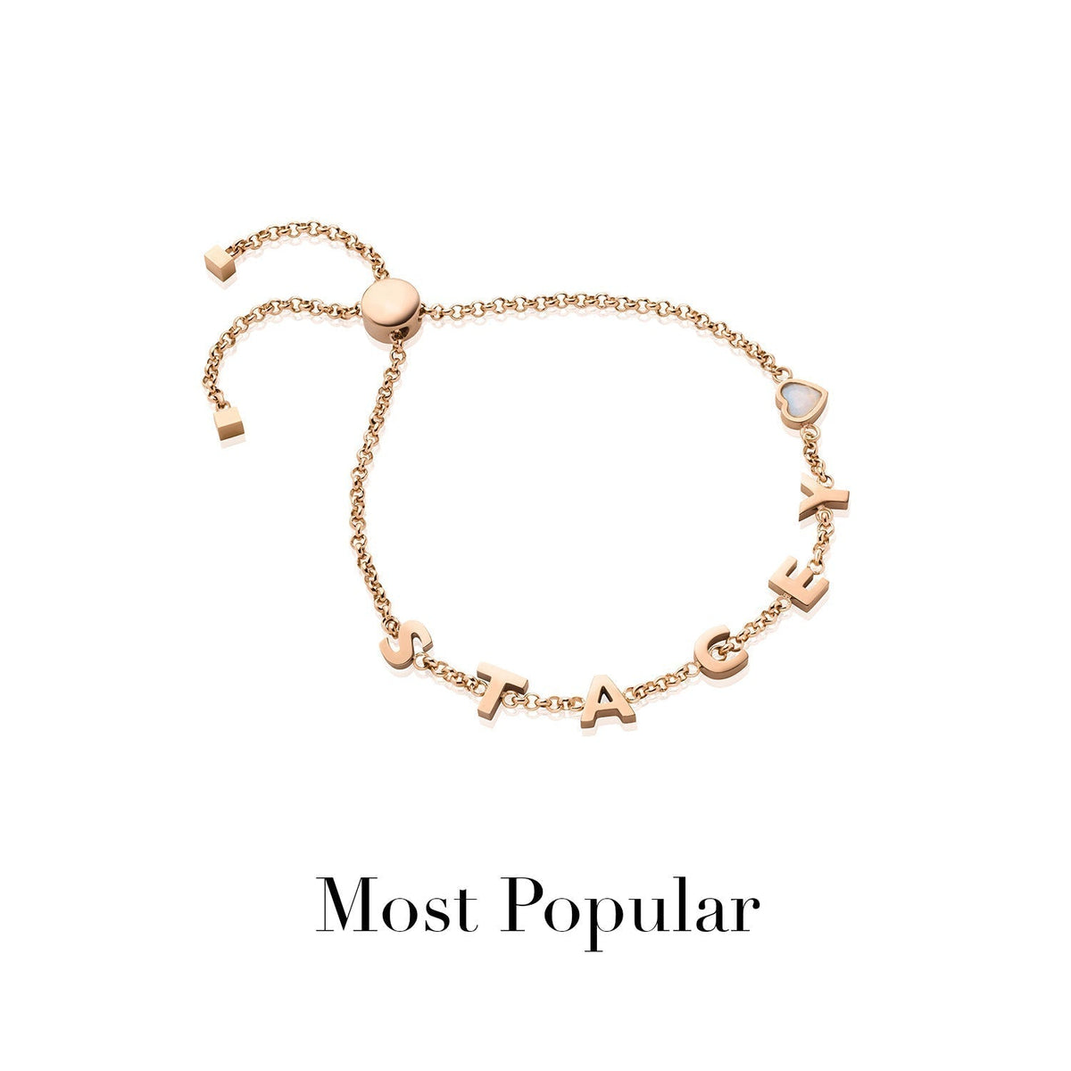 Made Mine Name Bracelet (Rose Gold)