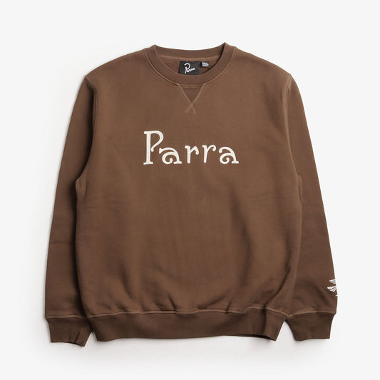 By Parra Weird Trad Logo Crew Neck Sweatshirt