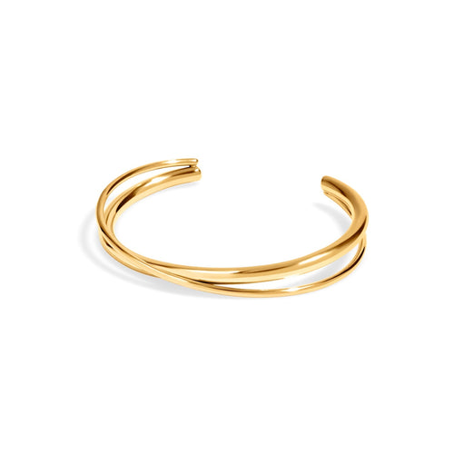 Crossover Bangle (Gold)