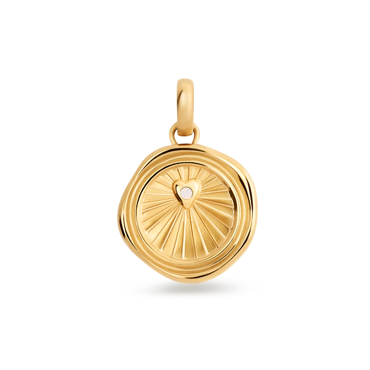 Custom Talisman Coin Necklace (Gold)