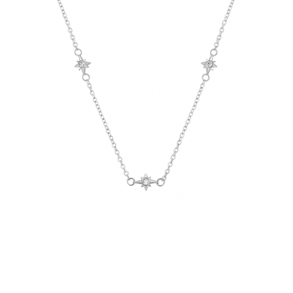 Padlock Necklace (Silver)