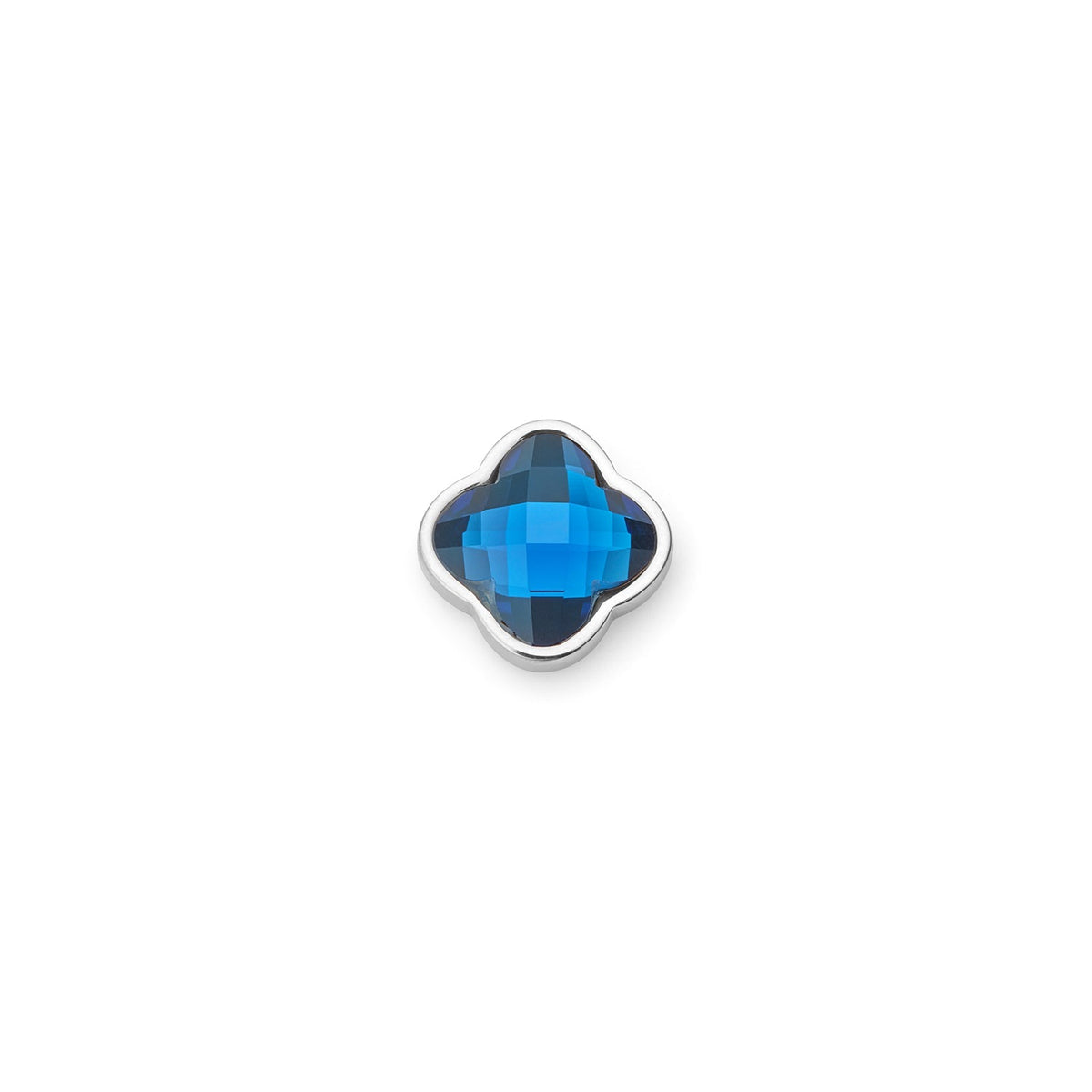 Clover Charms - Birthstone (Silver)