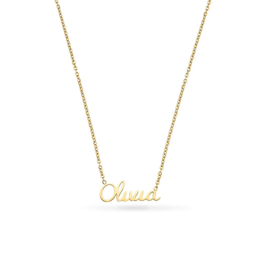Cursive Name Necklace (Gold)