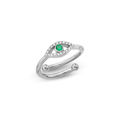 Custom Evil Eye Ring (Silver)