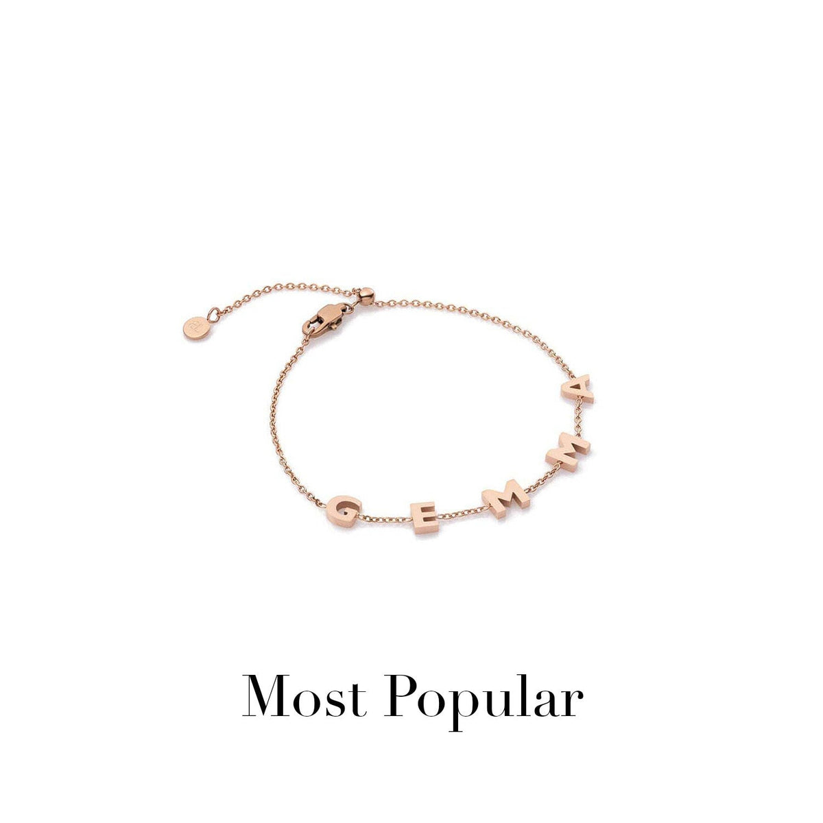 Made Mine Name Bracelet - Rose Gold
