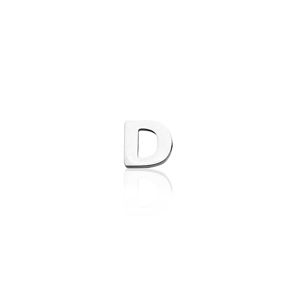 Made Mine Charms - Block Initial Charm (Silver)