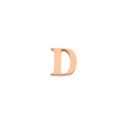 Made Mine Charms - Didot Initial Charm (Rose Gold)
