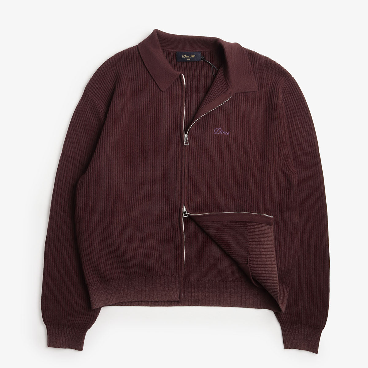 Dime Double Zip Knit