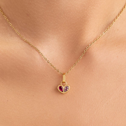 Harmony Heart Necklace (Gold)