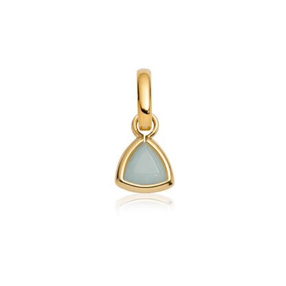 Droplet Birthstone Pendant (Gold)