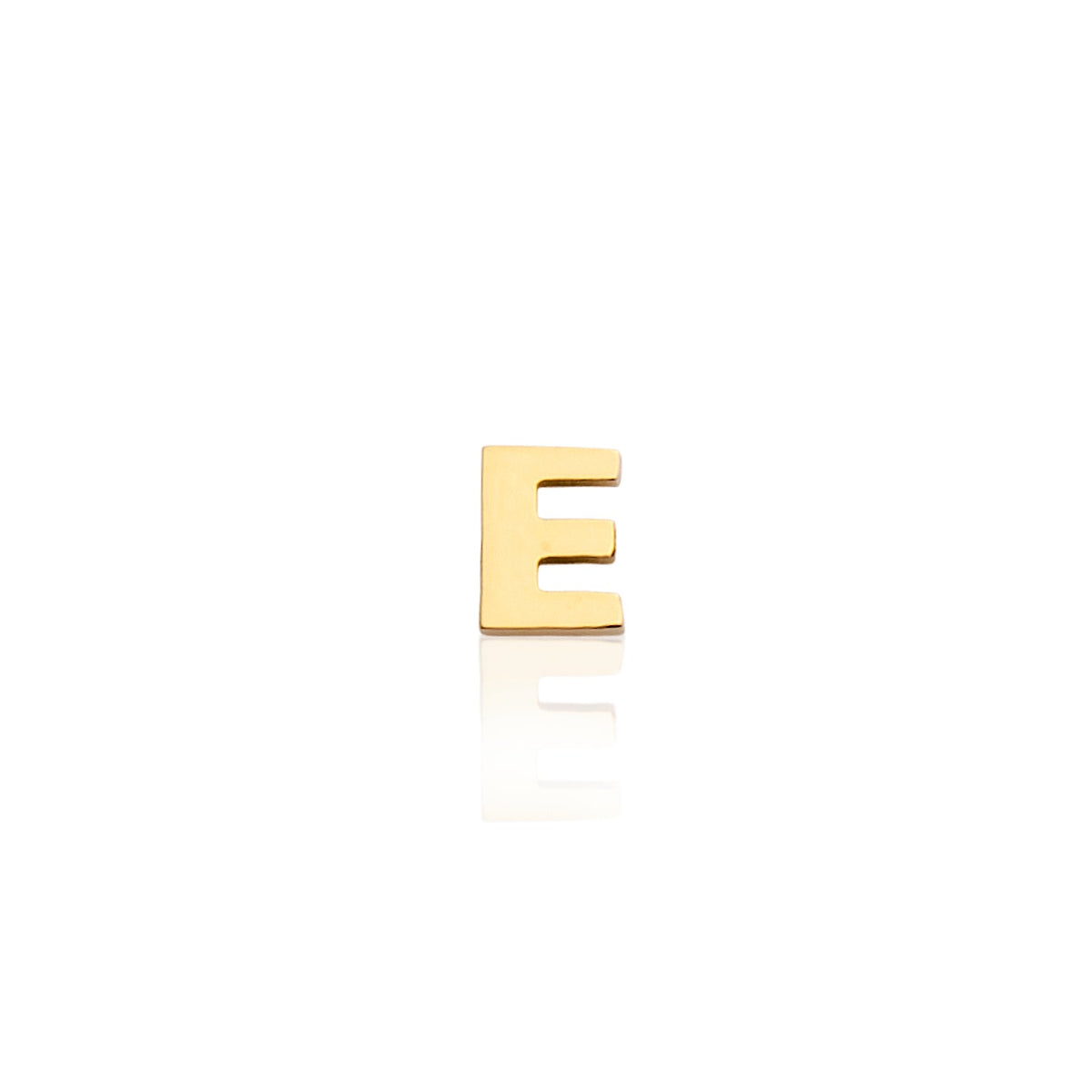 Mini Letter Sphere Chain Necklace (Gold)