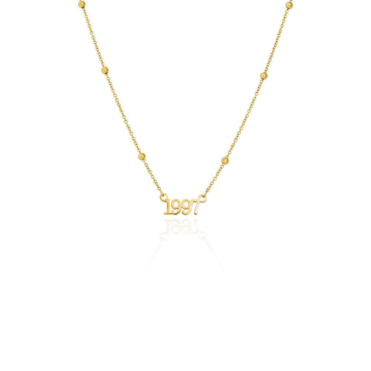 Editorial Date Necklace (Gold)