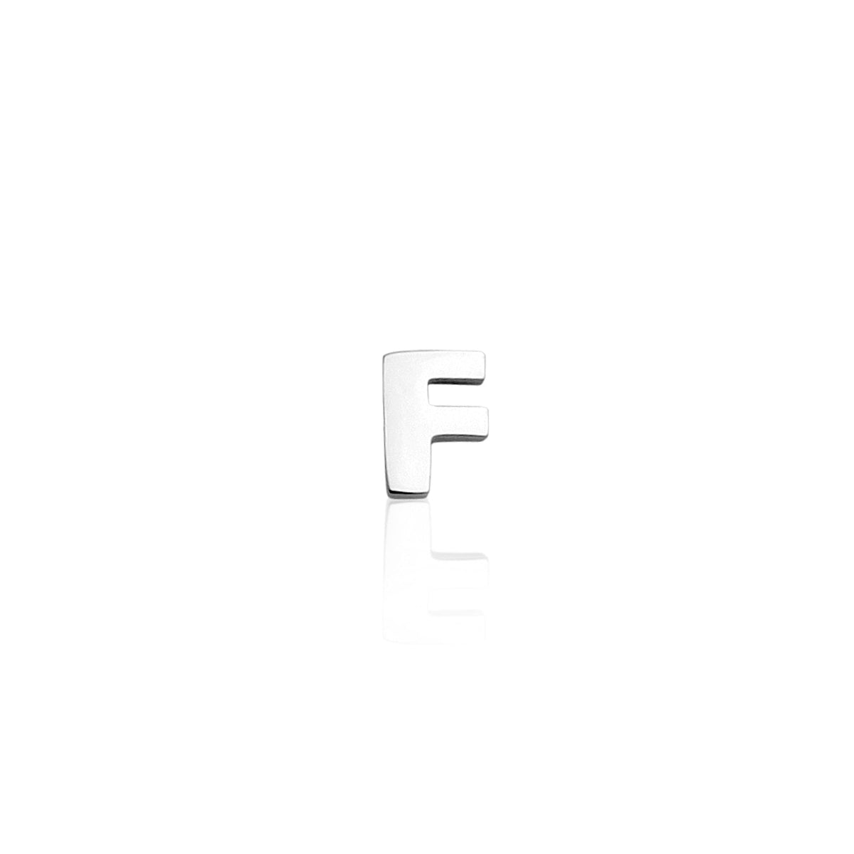 Made Mine Charms - Block Initial Charm (Silver)