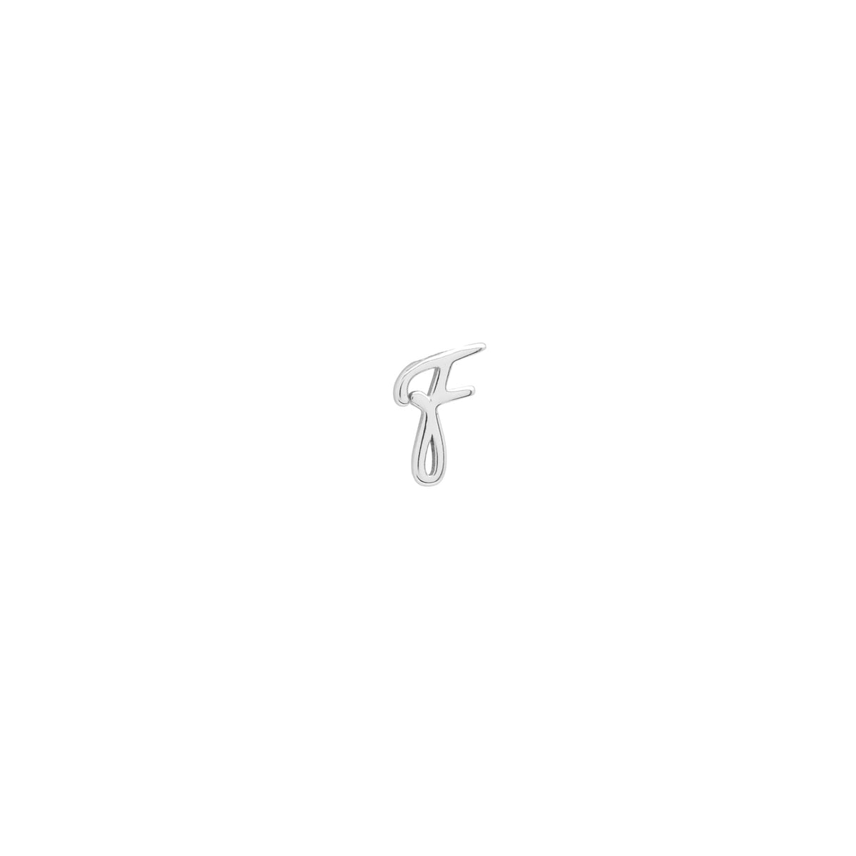 Made Mine Script Letter Bracelet (Silver) - TT