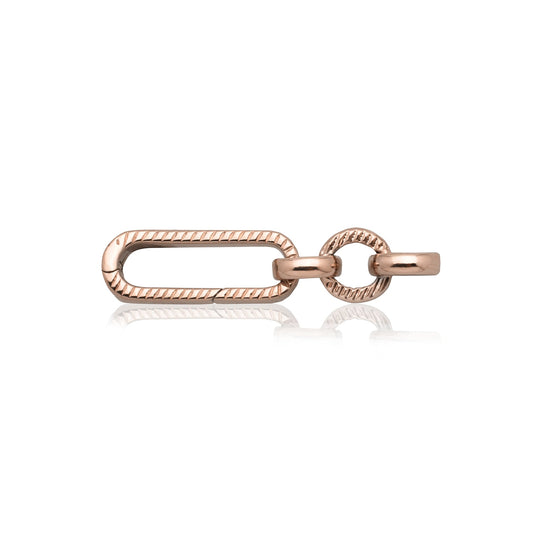 1.5-Inch Figaro Chain Extender (Rose Gold)