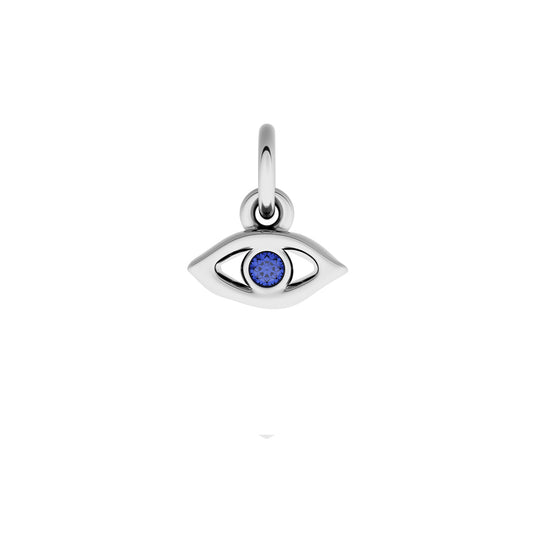 Made Mine Fine Charm - Molten Evil Eye (Silver)