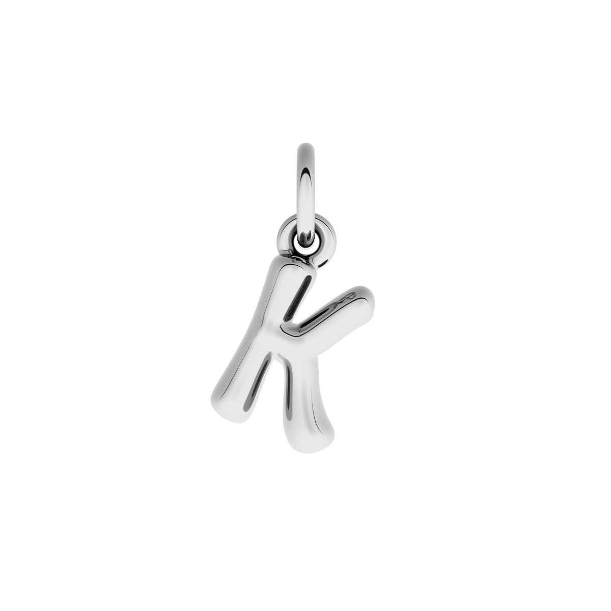 Made Mine Fine Charm - Molten Initial (Silver)