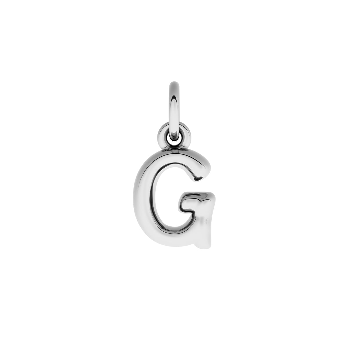Made Mine Fine Charm - Molten Initial (Silver)
