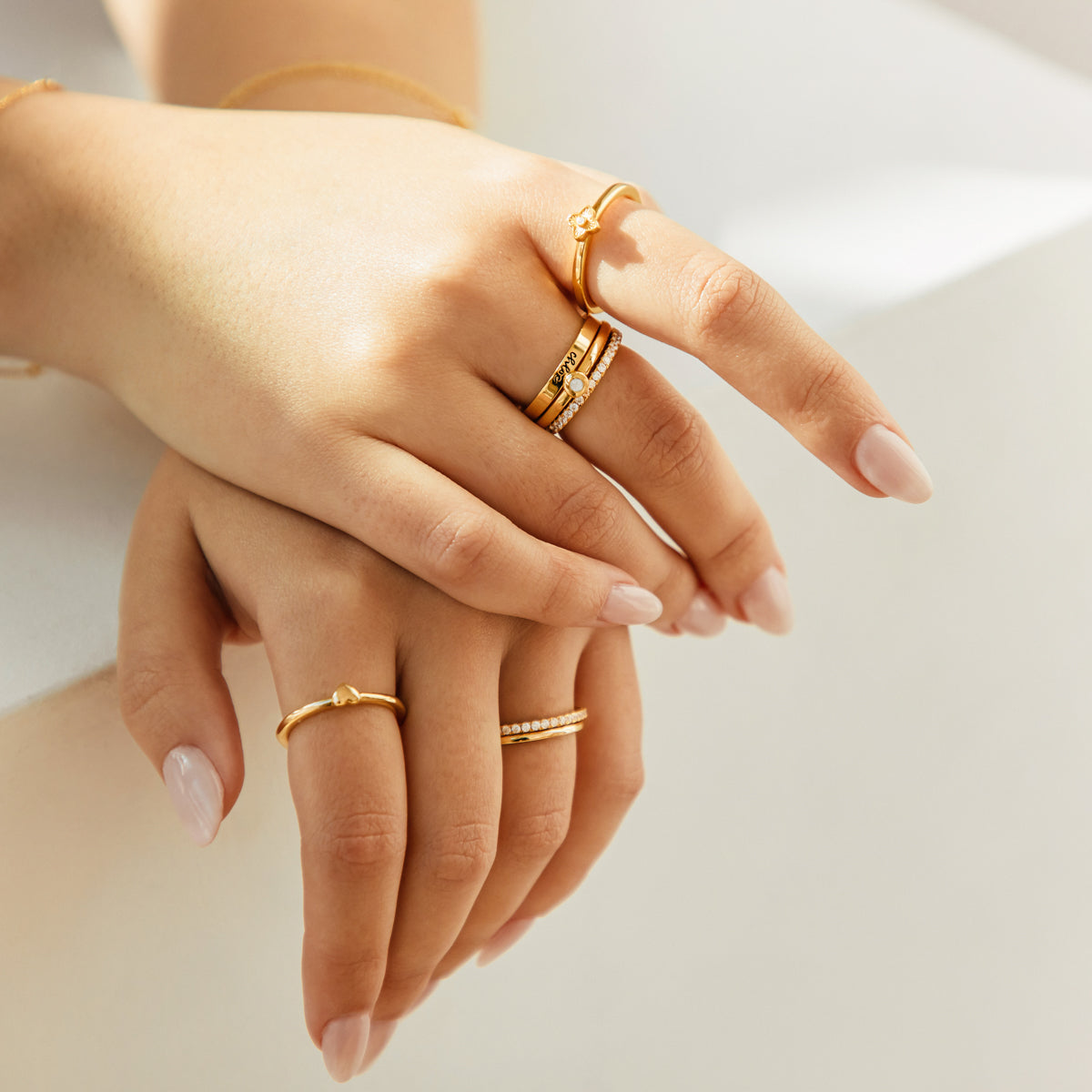Fine Molten Ring (Gold)