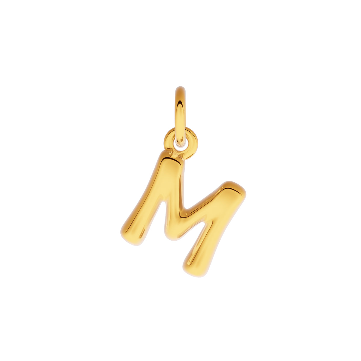 Made Mine Fine Charm - Molten Initial (Gold)