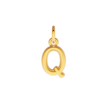 Made Mine Fine Charm - Molten Initial (Gold)