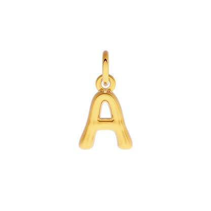 Made Mine Fine Charm - Molten Initial (Gold)