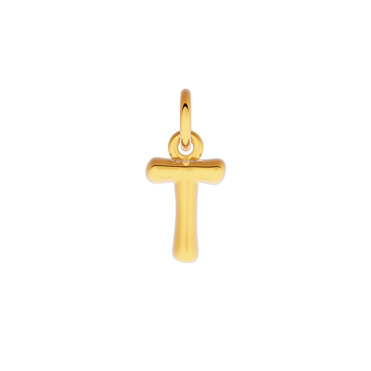 Made Mine Fine Charm - Molten Initial (Gold)