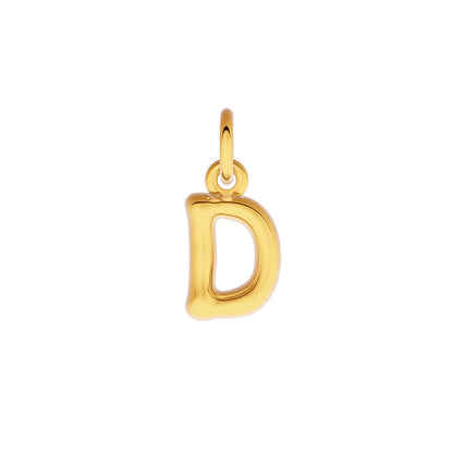 Made Mine Fine Charm - Molten Initial (Gold)