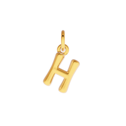 Made Mine Fine Charm - Molten Initial (Gold)