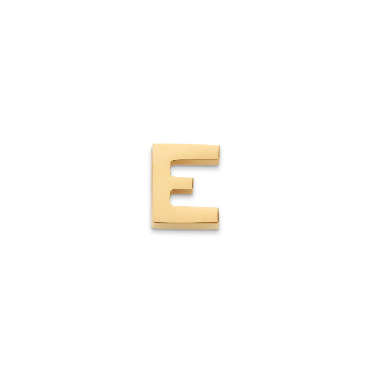 Made Mine Charms - Block Initial Charm (Gold)