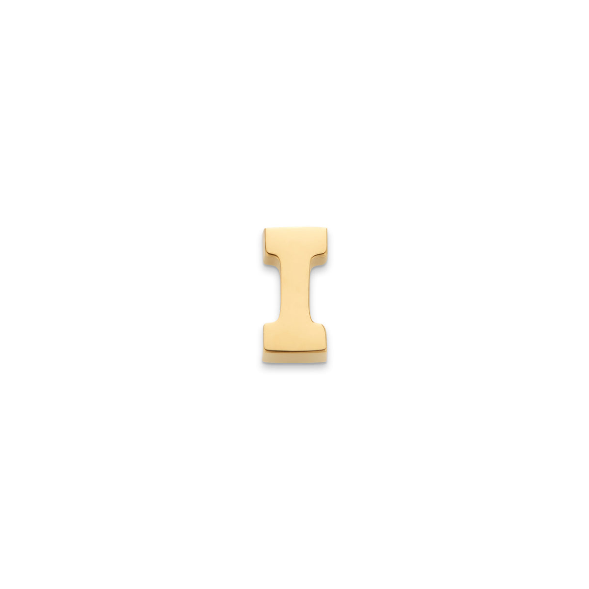 Made Mine Charms - Block Initial Charm (Gold)