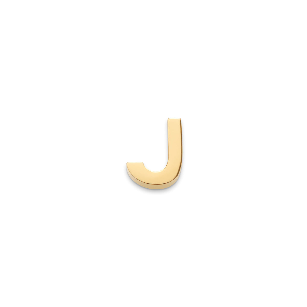 Made Mine Charms - Block Initial Charm (Gold)