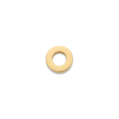 Made Mine Charms - Block Initial Charm (Gold)