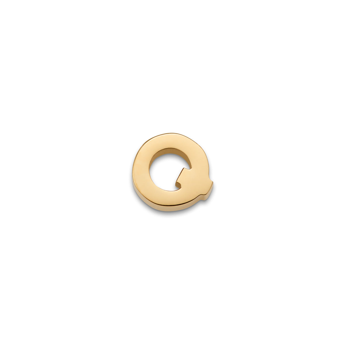 Made Mine Charms - Block Initial Charm (Gold)