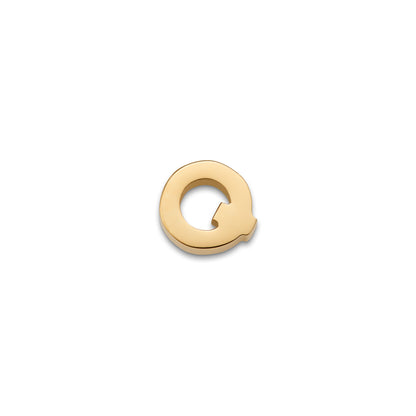 Made Mine Charms - Block Initial Charm (Gold)