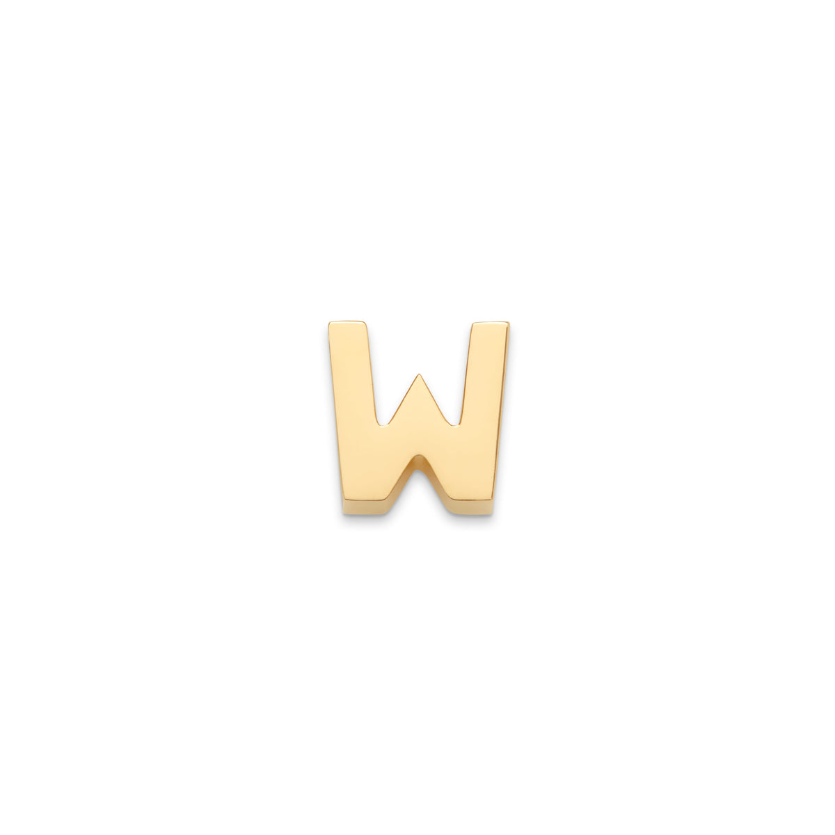 Made Mine Charms - Block Initial Charm (Gold)