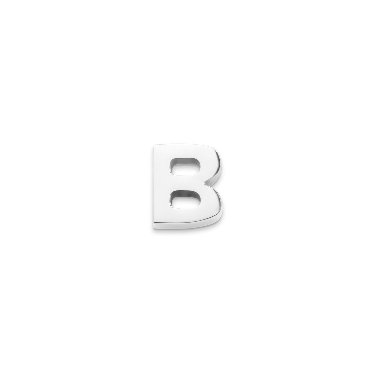 Made Mine Charms - Block Initial Charm (Silver)