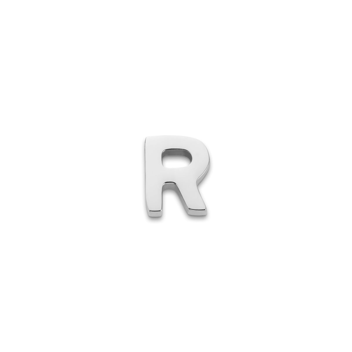 Made Mine Charms - Block Initial Charm (Silver)