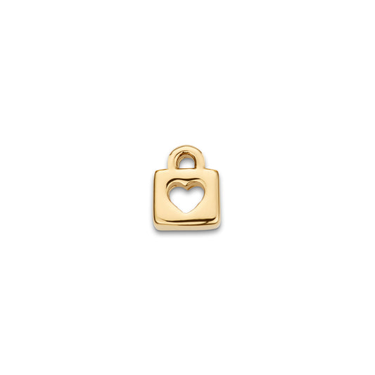 Made Mine Charms - Padlock Charm (Gold)
