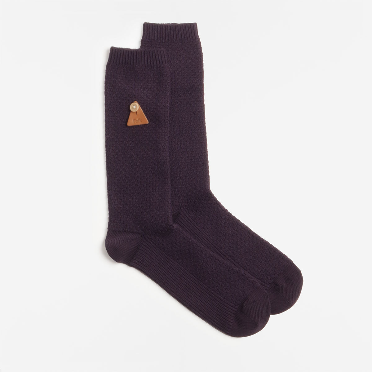 Folk Waffle Socks